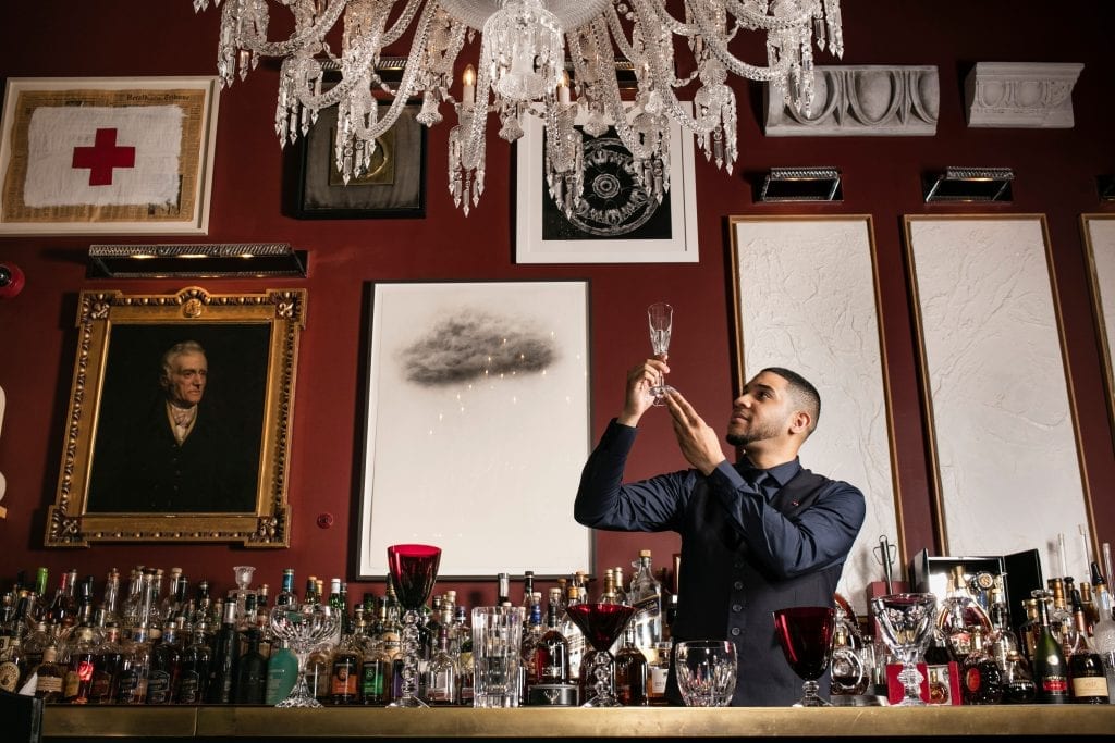 Anthony Benitez is a glass attendant at the Baccarat Hotel in New York City. The hotel, which showcases Baccarat crystal, would not be what it is without his attention to the highest standard of excellence.