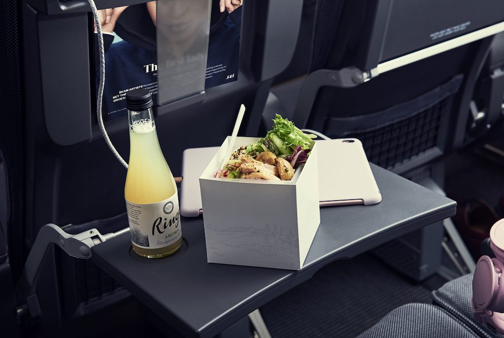 Scandinavian Airlines unveiled its New Nordic by SAS concept about two years ago. It recently updated it, adding featured vegetarian or vegan dishes.