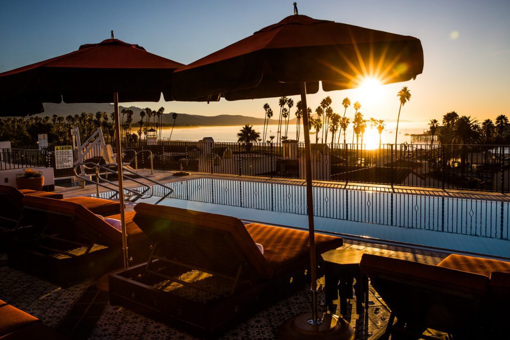 The Hotel Californian in Santa Barbara, California. Visit California is hoping to bring in more luxury travelers from the Middle East. 