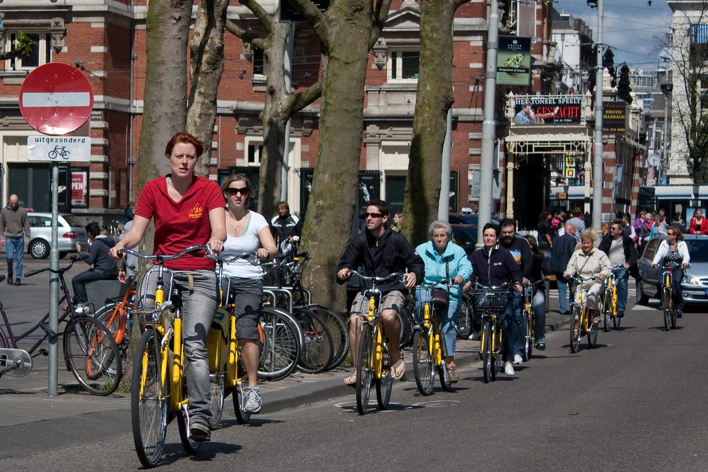 A city bike tour in Amsterdam