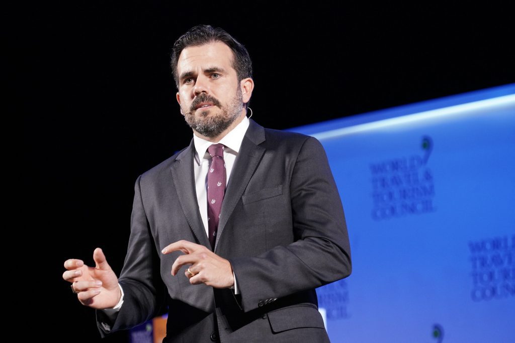 Puerto Rico Governor Ricardo Rossello at WTTC 2019