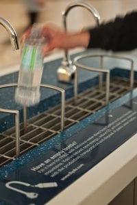 Water refill at San Francisco Airport, courtesy of Gensler