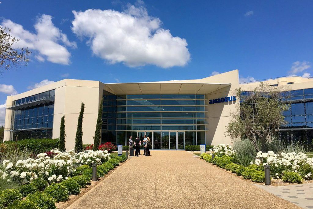 Amadeus, the global provider of technology solutions for the travel industry, has its research and development center in near Nice, France at Sophia Antipolis. Amadeus is a bellwether for global air travel because it's the sector's largest technology provider. Cornavirus drove steep booking declines in February 2020.