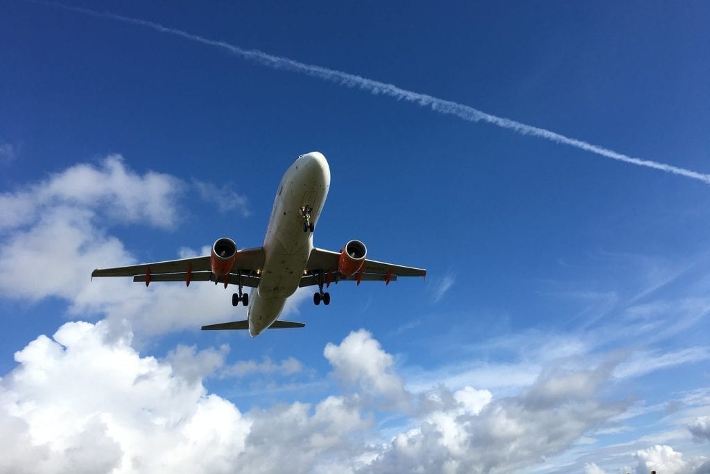 An EasyJet plane landing at Liverpool John Lennon Airport. The airline isn't in favor of the new French airline tax.