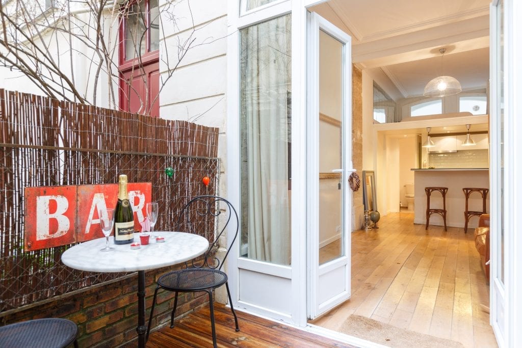 A Paris, France loft that has been listed on Airbnb. The company now shows the total rate to European users in the initial view if they search with intended dates of stay.