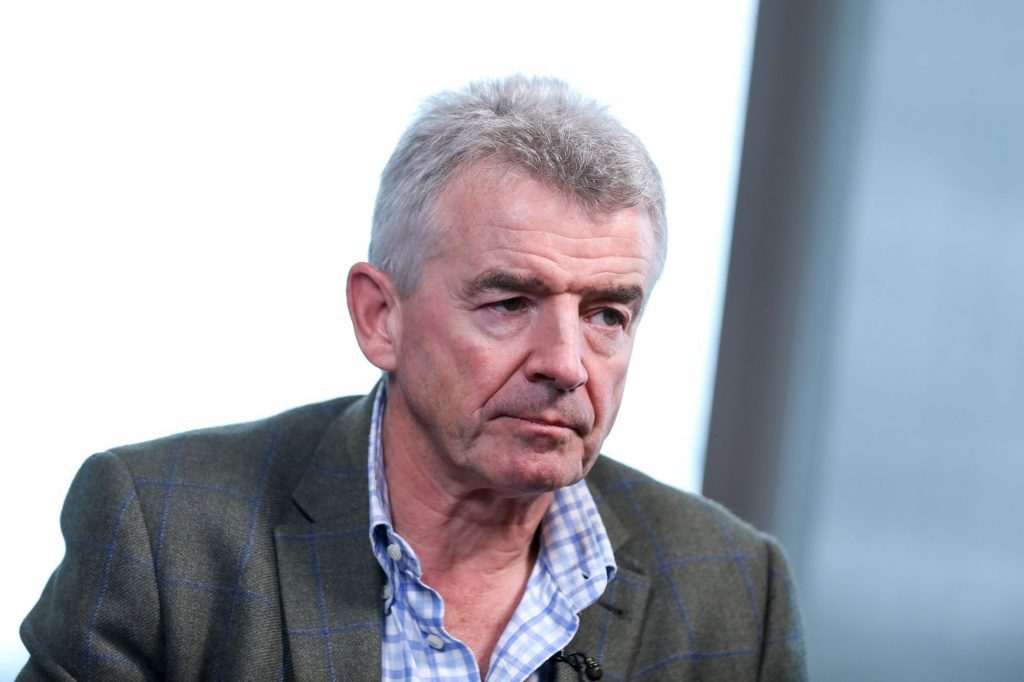 Ryanair CEO, Michael O'Leary. The airline group is still worried about Brexit.