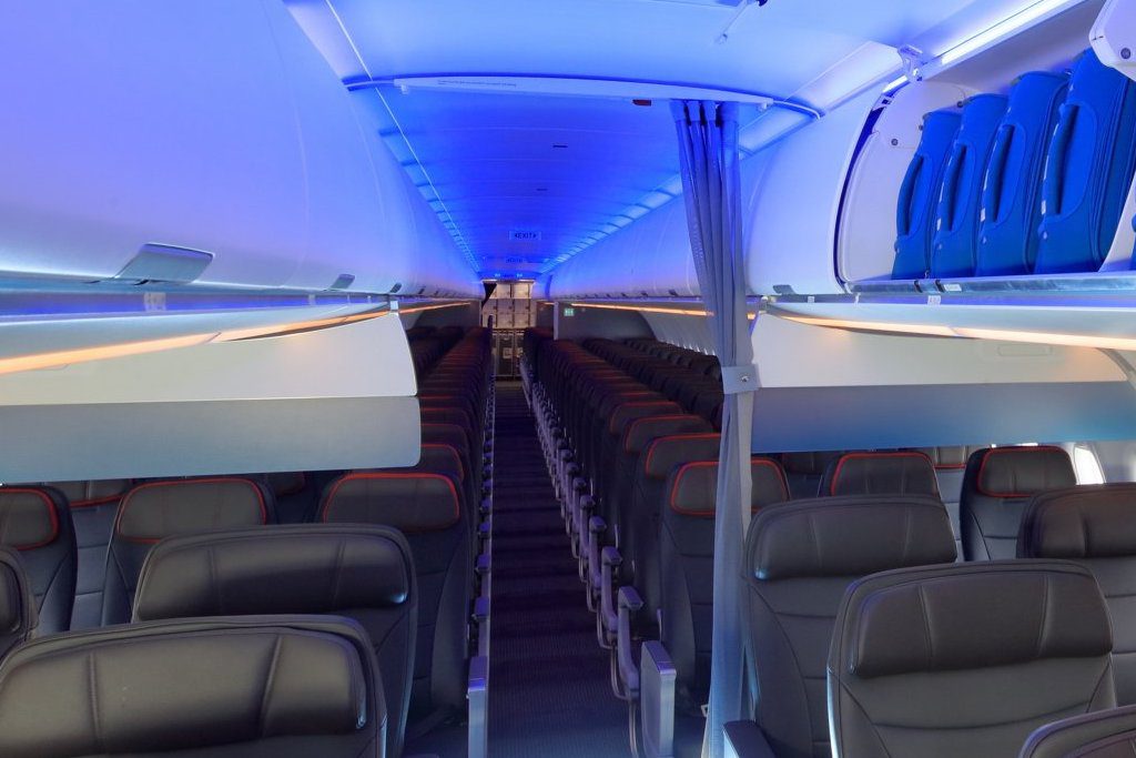 American Airlines has been installing new interiors on its planes. The enterprise is called "Project Oasis."
