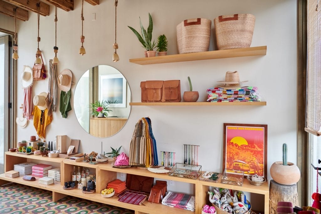 Local products fill the gift shop at Bunkhouse Group's Hotel San Cristobal. Retail is increasingly important in the luxury hospitality space.