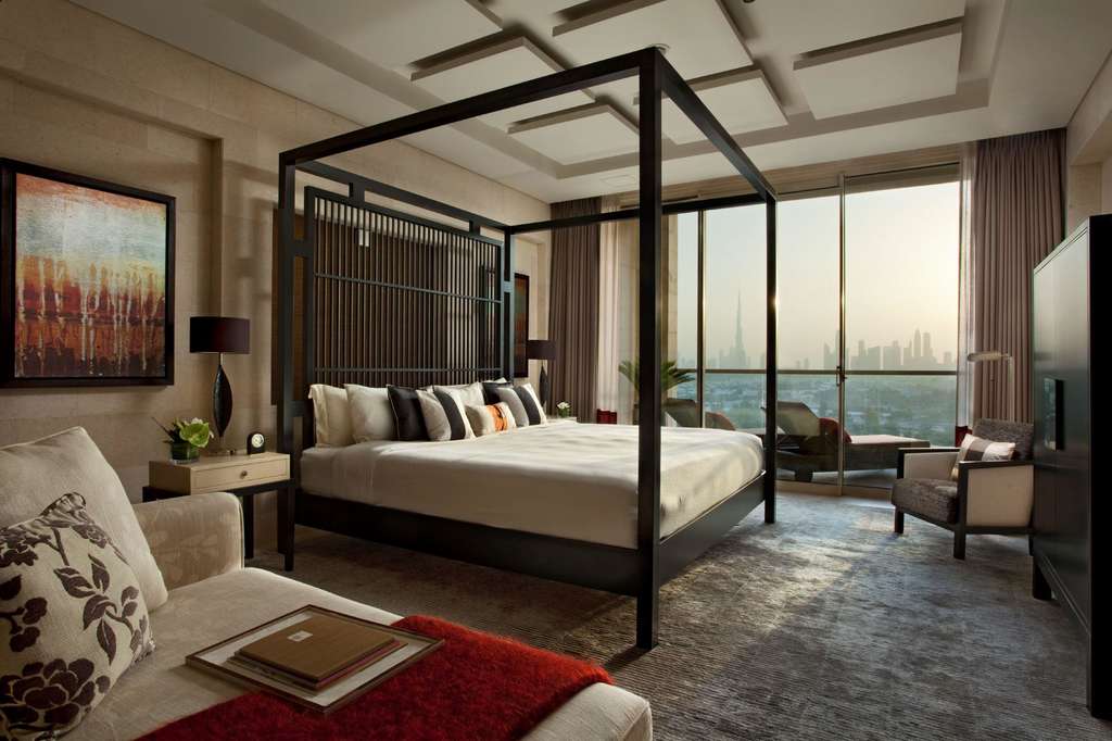Pictured is a hotel suite at Raffles Dubai. Raffles Hotels & Resorts launched its Sleep Rituals program in February 2019. The hospitality industry has embraced the growing popularity of wellness with initiatives tied to a good night's rest.