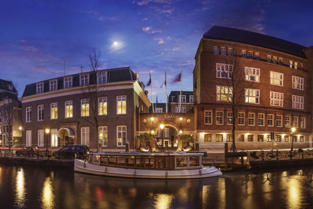 Sofitel Legend The Grand Amsterdam. The hotel is part of Amsterdam's luxury initiative to attract high-end travelers as a measure to counter overtourism.