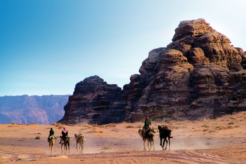 Camel Riding in Wadi Rum, Jordan. Tour operator Abercrombie and Kent has a new CEO.