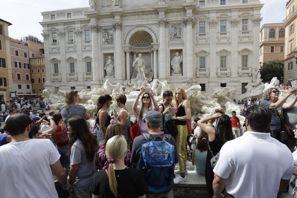 Pictured are tourists in Rome. TripAdvisor and GetYourGuide have been debating the best connectivity and distribution strategies for tours and attractions operators.