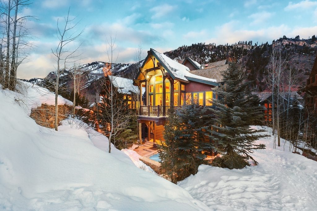 A luxury home in Aspen, Colorado that was offered by Inspirato. The company beat its forecast on subscriber growth in 2021. 