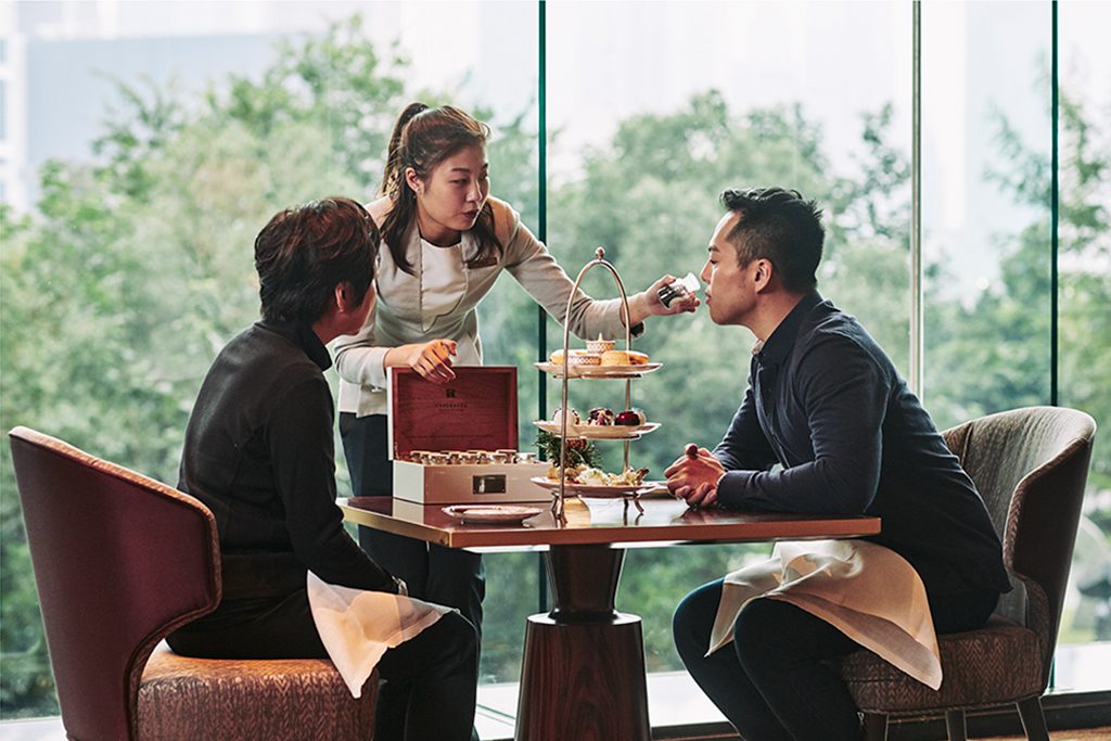A marketing expert says luxury hotels need to capture more moments like this from the Hyatt Hong Kong in their marketing. 