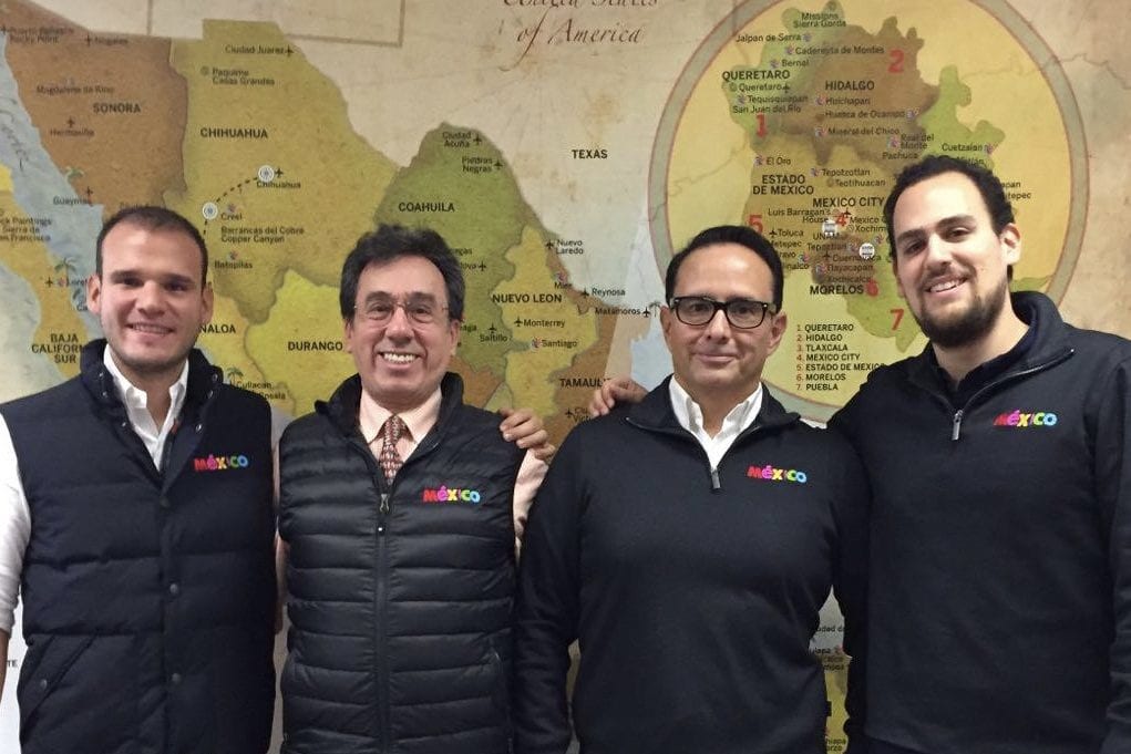 Four members of the closed Los Angeles office of the Mexico Tourism Board (from left, Victor Trujillo, Jorge Gamboa, Gabriel Juarez, Alejandro Marin) have formed a new marketing company to promote destinations in Mexico to the western U.S. 