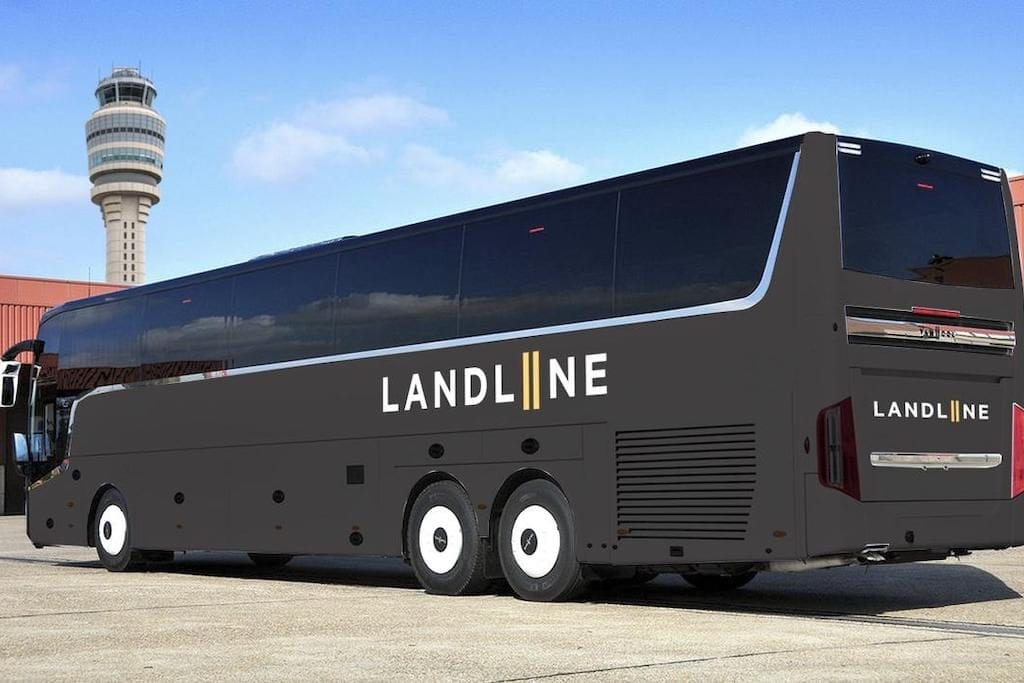 A startup called Landline wants airlines to use buses to replace regional jets. 