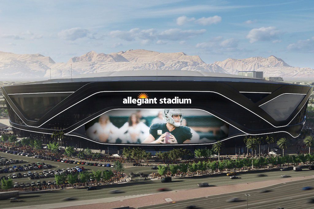 Allegiant Air is the name sponsor of the new NFL stadium in Las Vegas. 
