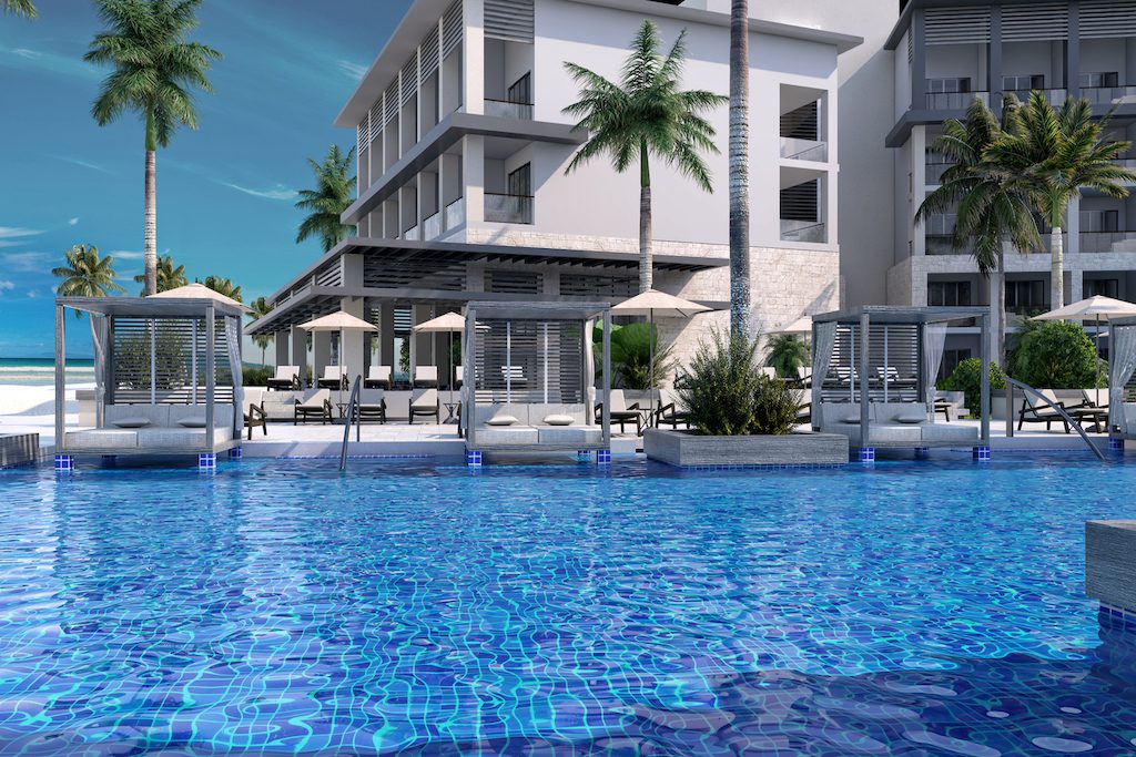 A rendering of the new Hyatt Zilara Cap Cana set to open in the Dominican Republic next month.