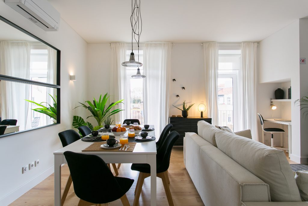 A short-term rental apartment in Lisbon, Portugal, that's managed by Altido, a property management group based in Europe that plans to grow through mergers in 2020. 
