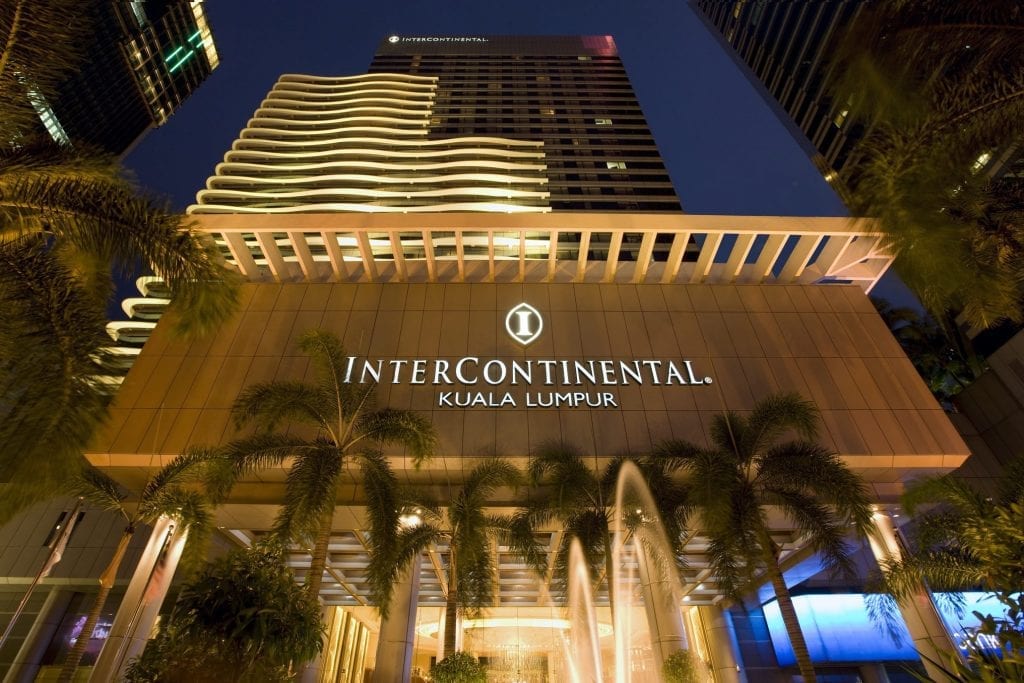 The InterContinental Kuala Lumpur. IHG saw its revenue per available room slip in Q3.