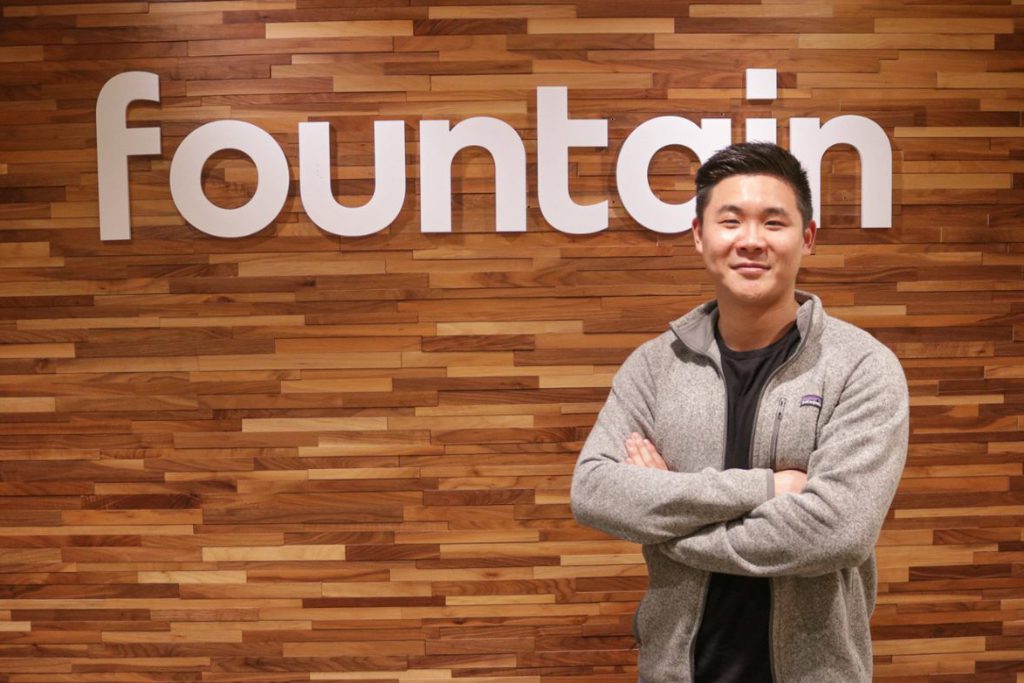 Shown here is Keith Ryu, CEO and co-founder of Fountain, a hospitality recruitment startup that has raised additional funding.