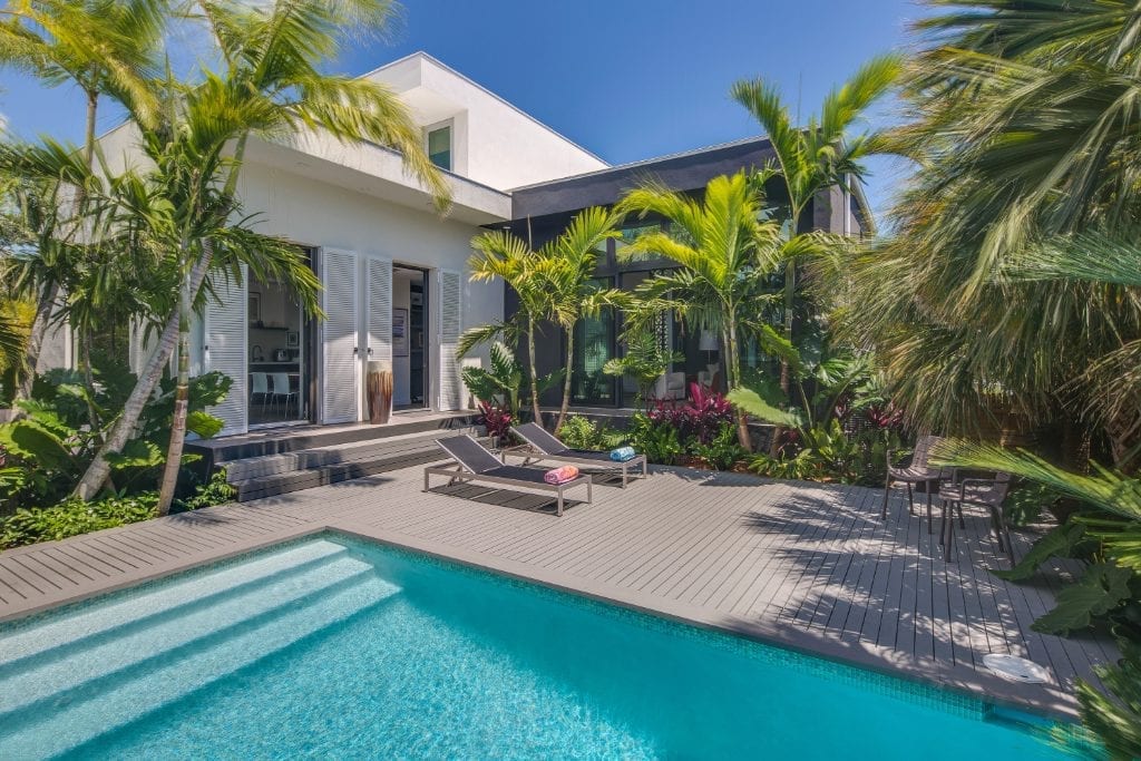 Shown here is a vacation rental in Key West, Florida, that's offered for booking by Vacasa, a property management service that has just received a $319 million round of equity financing.