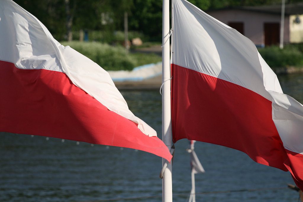 Two Polish flags