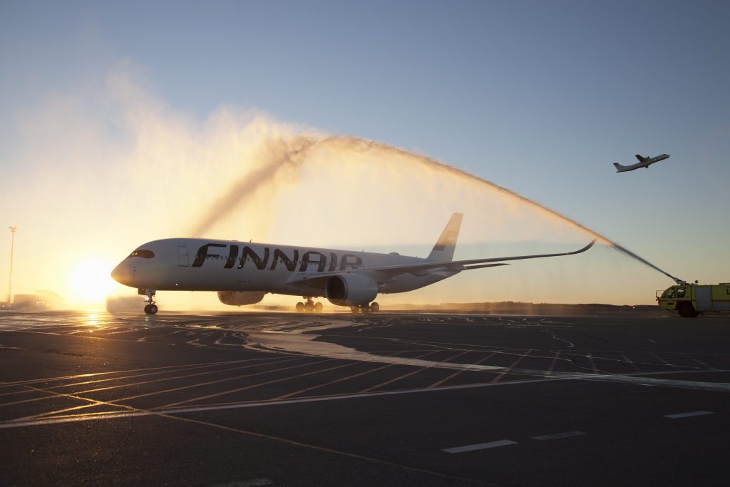 Finnair A350 XWB Arriving in Finland Source Finnair