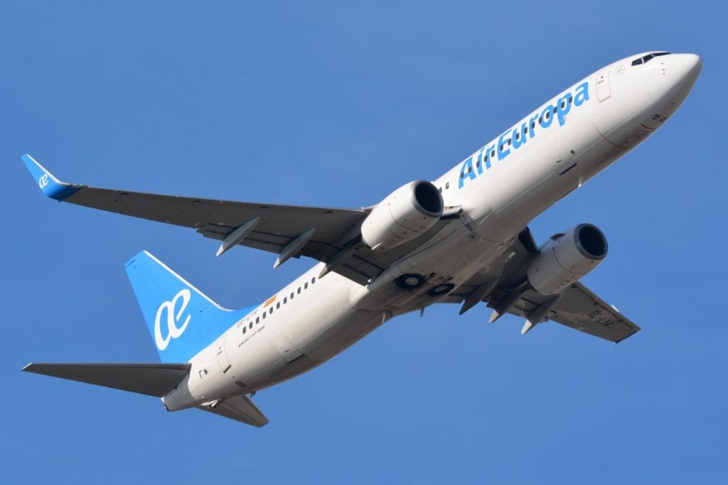 An Air Europa Boeing 737-800. IAG is buying the airline.