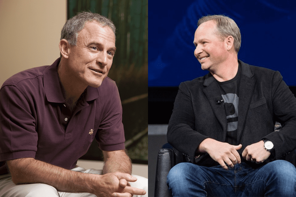 TripAdvisor CEO Steve Kaufer (left) and Expedia Group CEO Mark Okerstrom separately pointed to Google as hurting their businesses' performance in the third quarter of 2019.