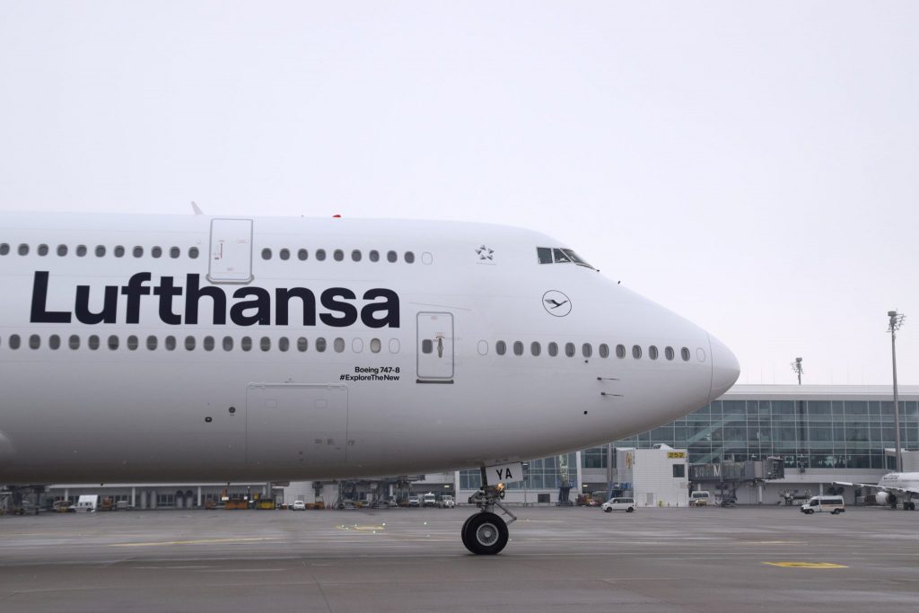 A Lufthansa Boeing 747. The company is facing a $6.4 million fine from the FAA,