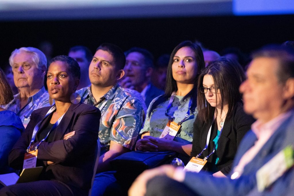 Attendees at the Expedia Explore '19 conference at the Venetian in Las Vegas November 13-13, 2019. They heard all about Expedia's strategy, which may change anew.