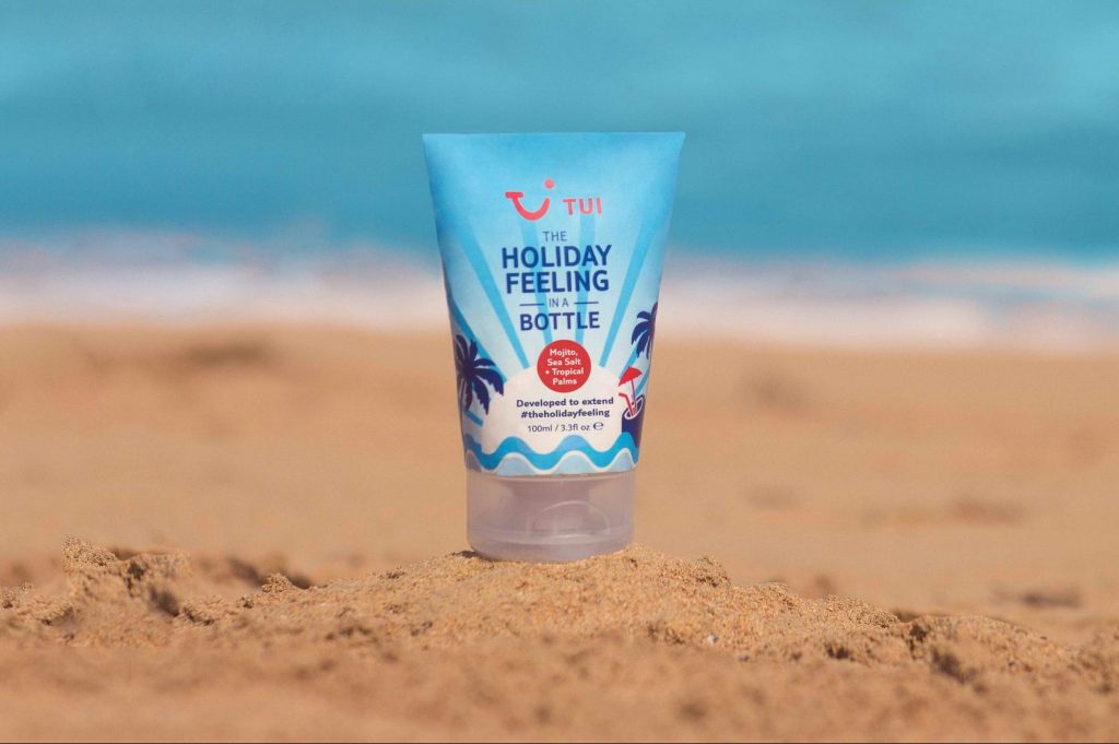TUI-branded moisturising lotion. The company is looking to take advantage of Thomas Cook's collapse.