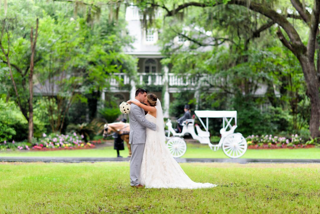 A wedding at Wachesaw Plantation in South Carolina on May 28, 2016. Plantations continue to be popular destinations for events and tourism. 