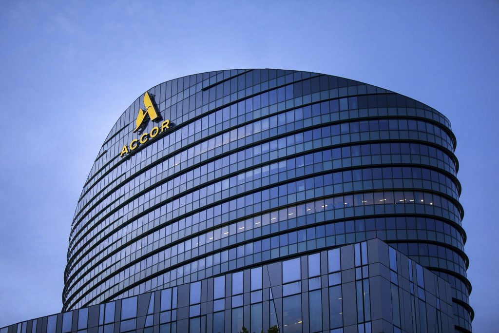 Shown here is Sequana Tower, Accor corporate headquarters in Issy-les-Moulineaux, France. Accor has joined hotel chains IHG, Hyatt, Marriott with its pledge to eliminate single-use plastics by the end of 2022.