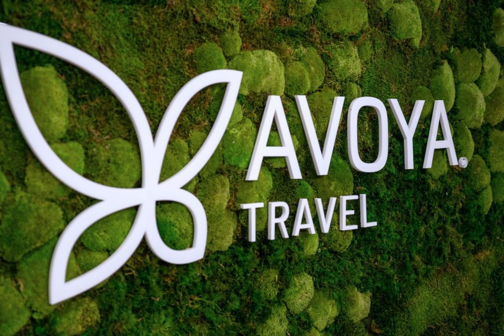 The living wall in Avoya Travel's new innovation center in San Diego County, Calif. The agency said it added 500 travel advisors in 2019.
