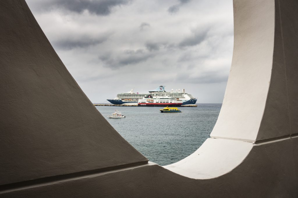 Hurtigruten Cruises' MS Fram in Cozumel Harbor, Mexico. Cruisers are choosing off-the-beaten-path destinations. 