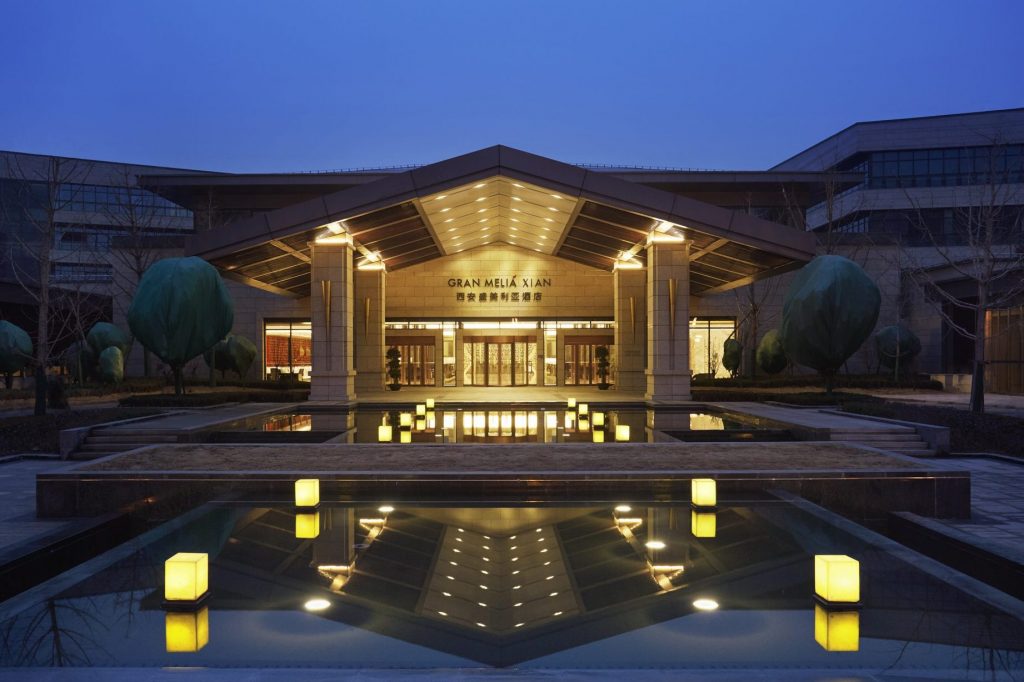Gran Melia Xian hotel in China. The group has warned about the impact of coronavirus.