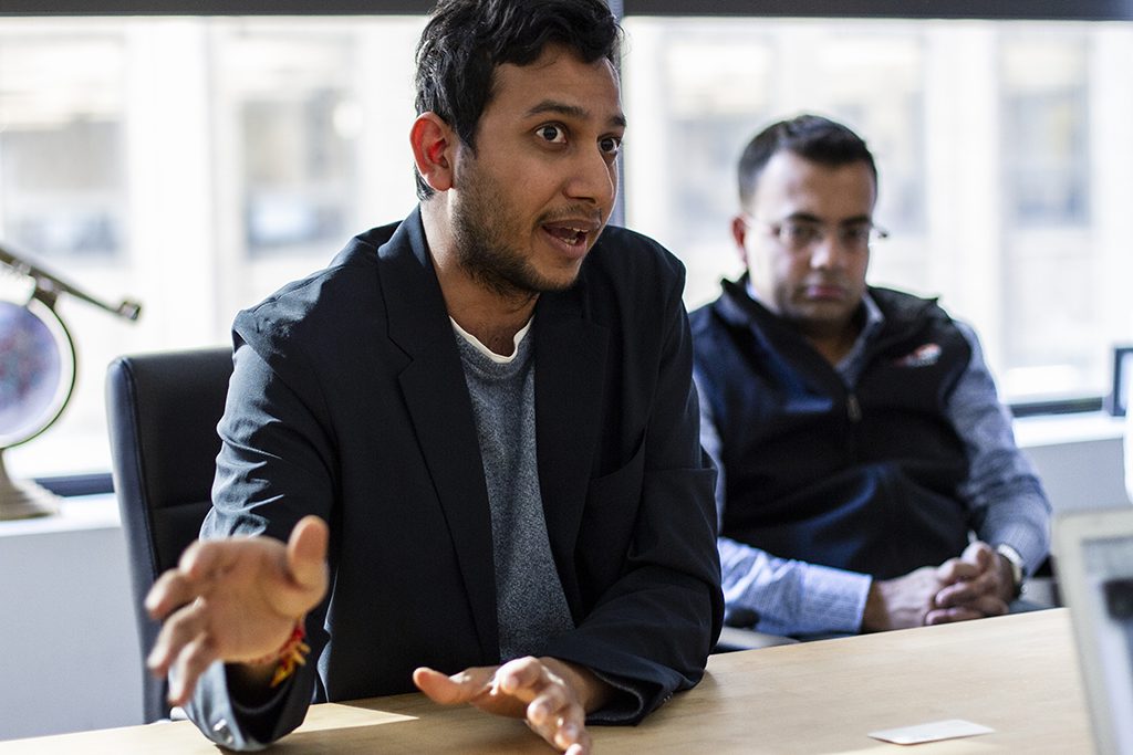Oyo CEO Ritesh Agarwal plans to take the company public in India in the next week or two. He's pictured here in Skift's NYC office a few years ago.