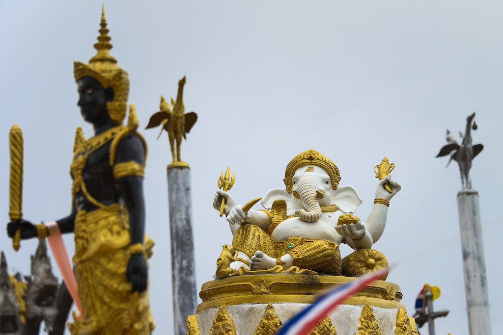Wat Ban Tham temple in Thailand. 