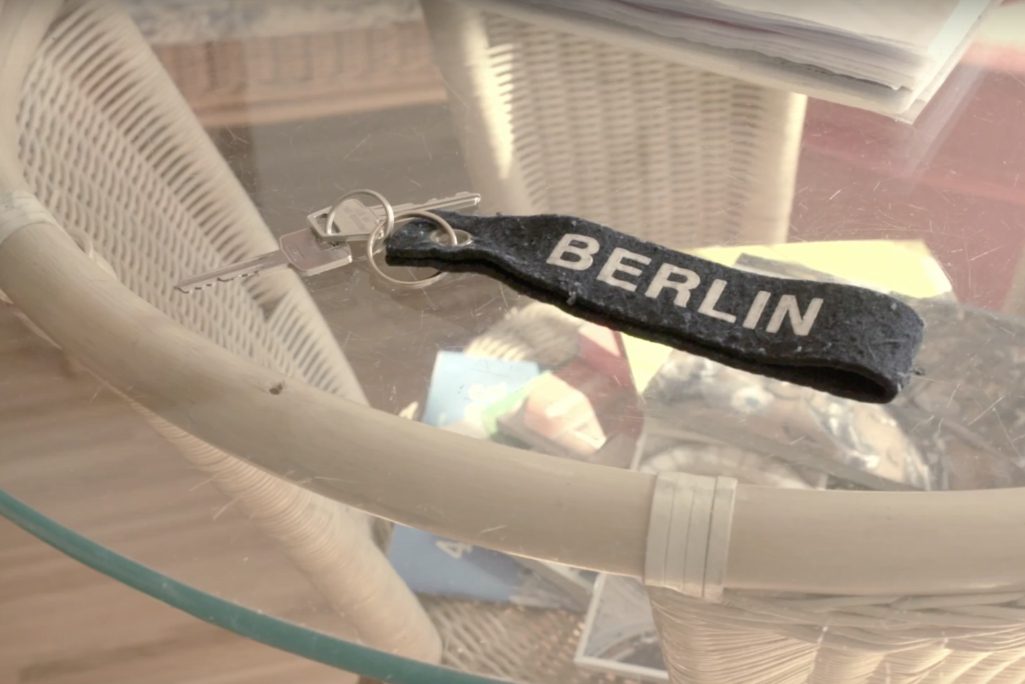 An image of a house key for an Airbnb listing by Katrin and Mo in the Berlin Mitte district right at Potsdamer Platz. Berlin short-term rental properties avoided sharp pain when ITB Berlin canceled its early March event, according to data from Transparent.