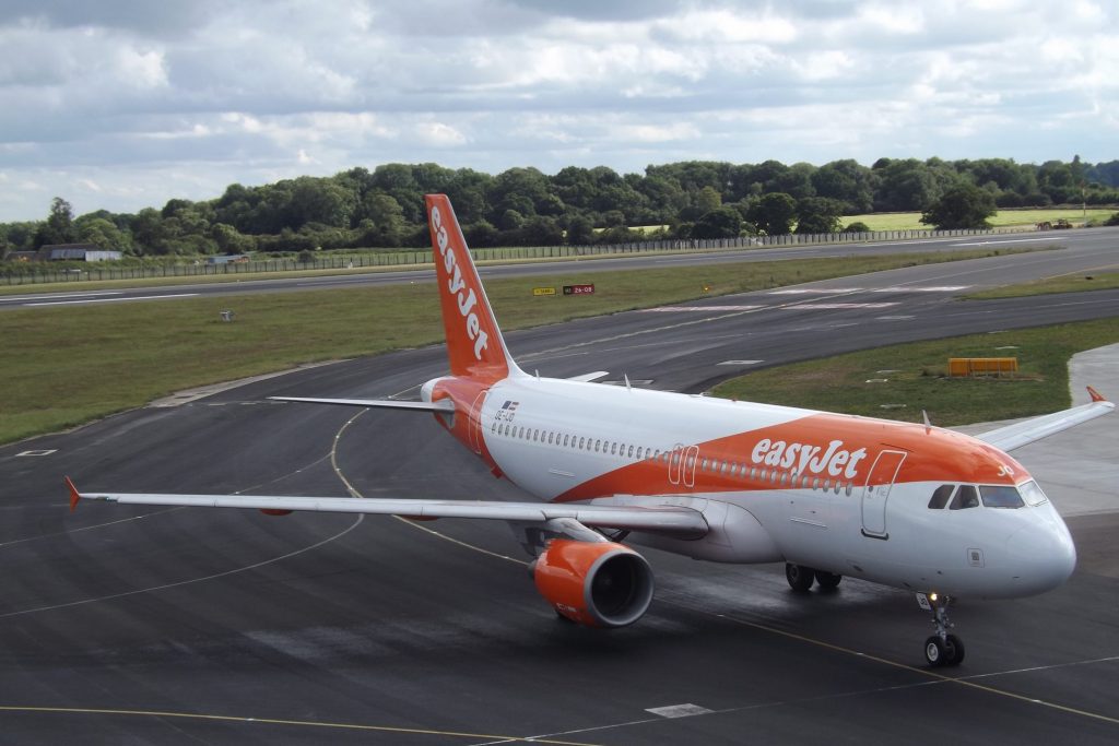 An EasyJet aircraft. Airlines are struggling to deal with the coronavirus outbreak.