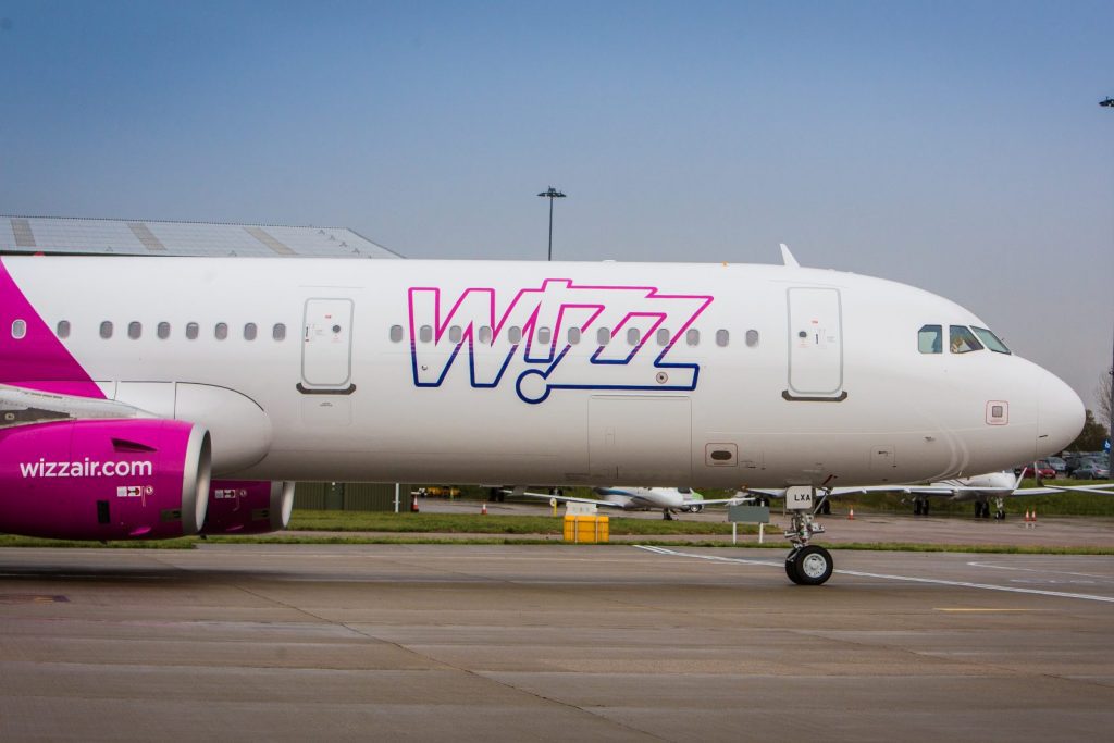 A Wizz Air A321. The airline may cut capacity by 10 percent in response to the coronavirus outbreak.