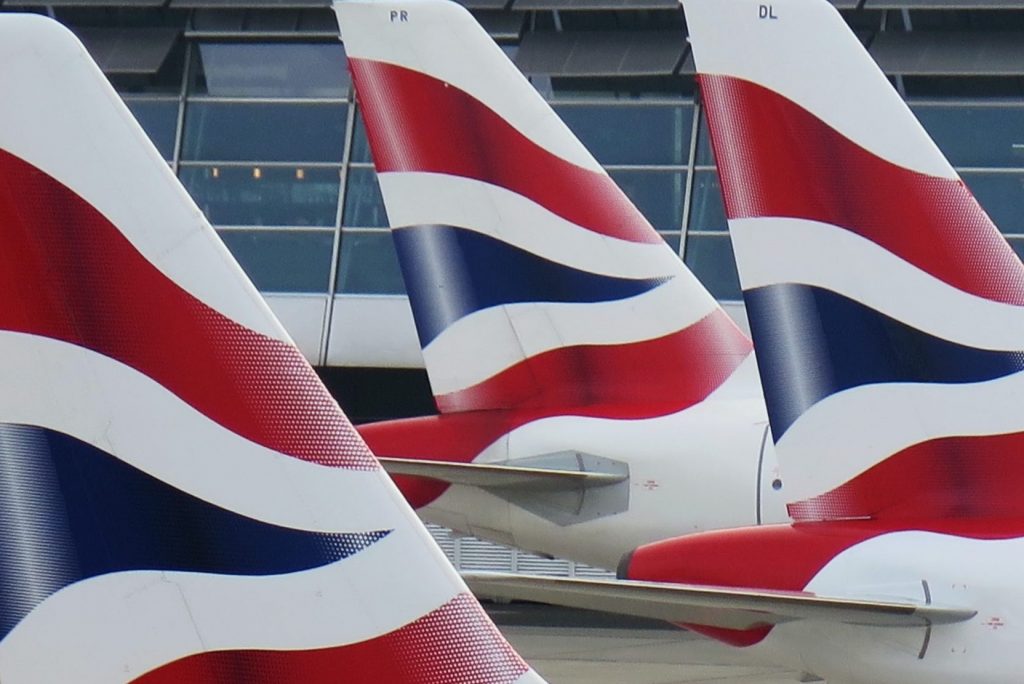 British Airways hub at Zürich Airport, Switzerland: The airline wants to make mass suspensions to survive the crises.