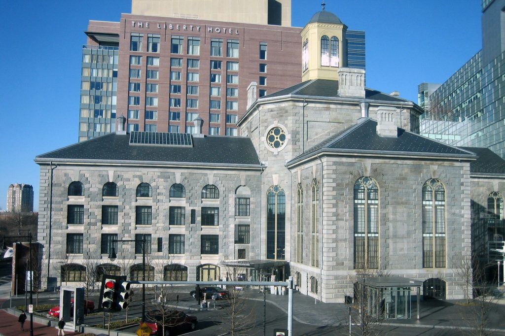 Pebblebrook Hotel Trust operates 56 upscale hotels across the U.S., including the Liberty Hotel in Boston (pictured). Most of the company's hotels have closed due to coronavirus. 