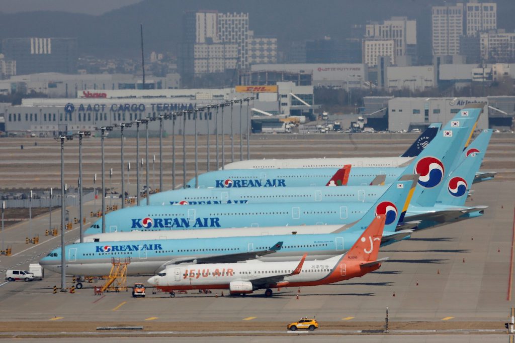 Korean Air jets