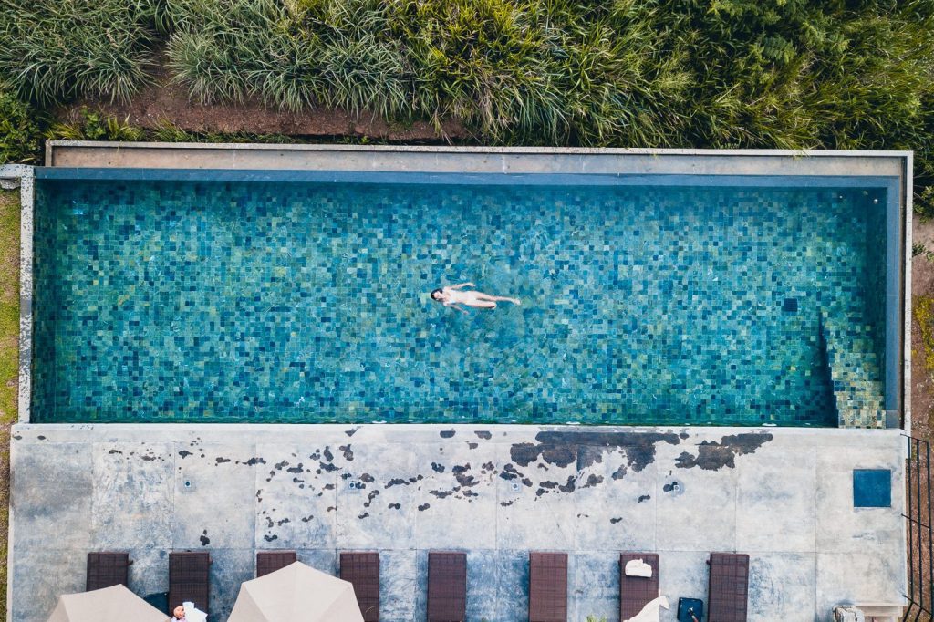 Outdoor pool at Santani Wellness Resort & Spa, Sri Lanka