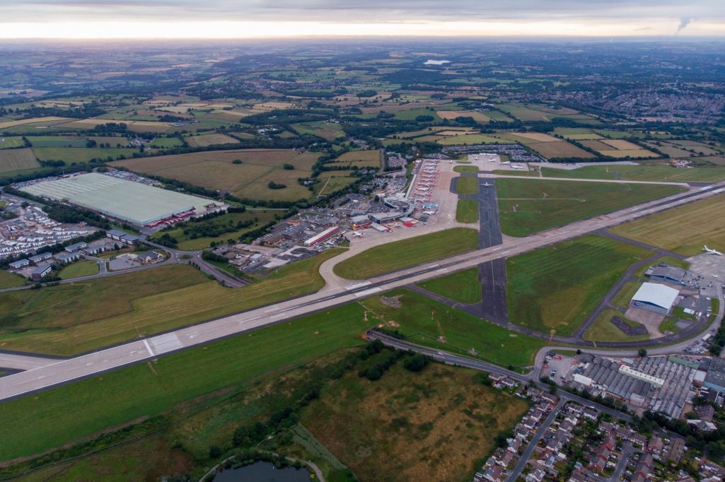 Leeds Bradford Airport in the UK. Low-cost carriers are hoping to get better deals across Europe as they restart operations.
