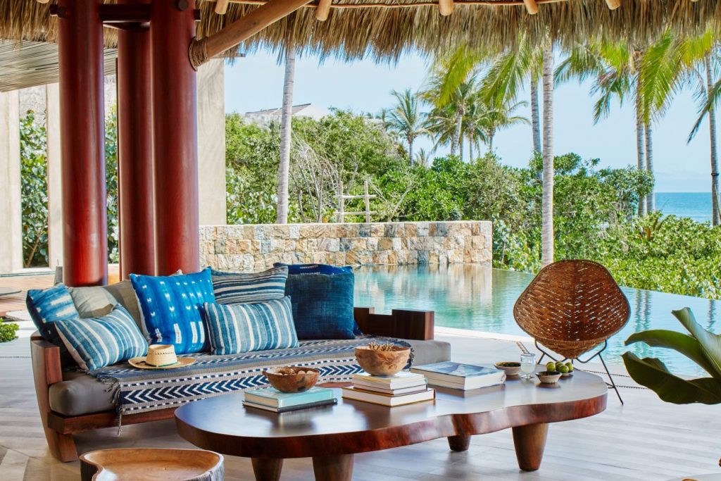 Pictured is an Airbnb Luxe property in Punta Mita. Airbnb co-founder and CEO Brian Chesky told hosts on May 13, 2020 in a video meet up that clean procedures will be vital in competing with hotels.