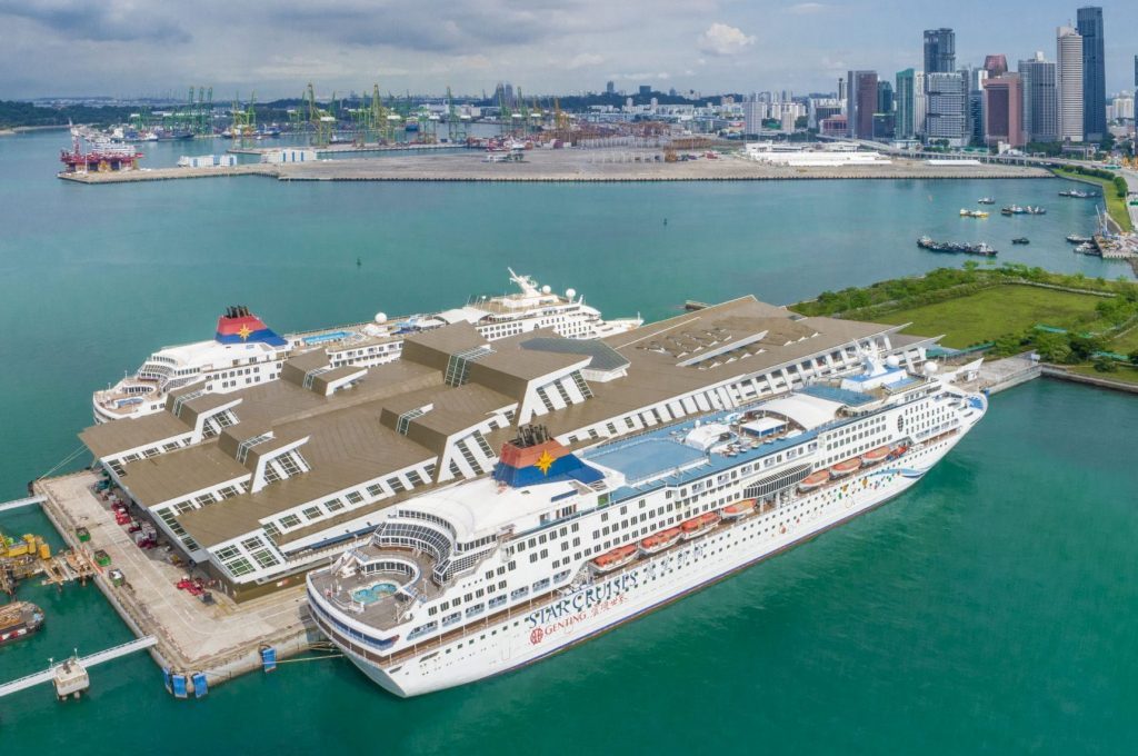 Foreign workers who have recovered from Covid-19 are temporarily housed in Genting Cruise Lines' cruise ships SuperStar Gemini and SuperStar Aquarius.